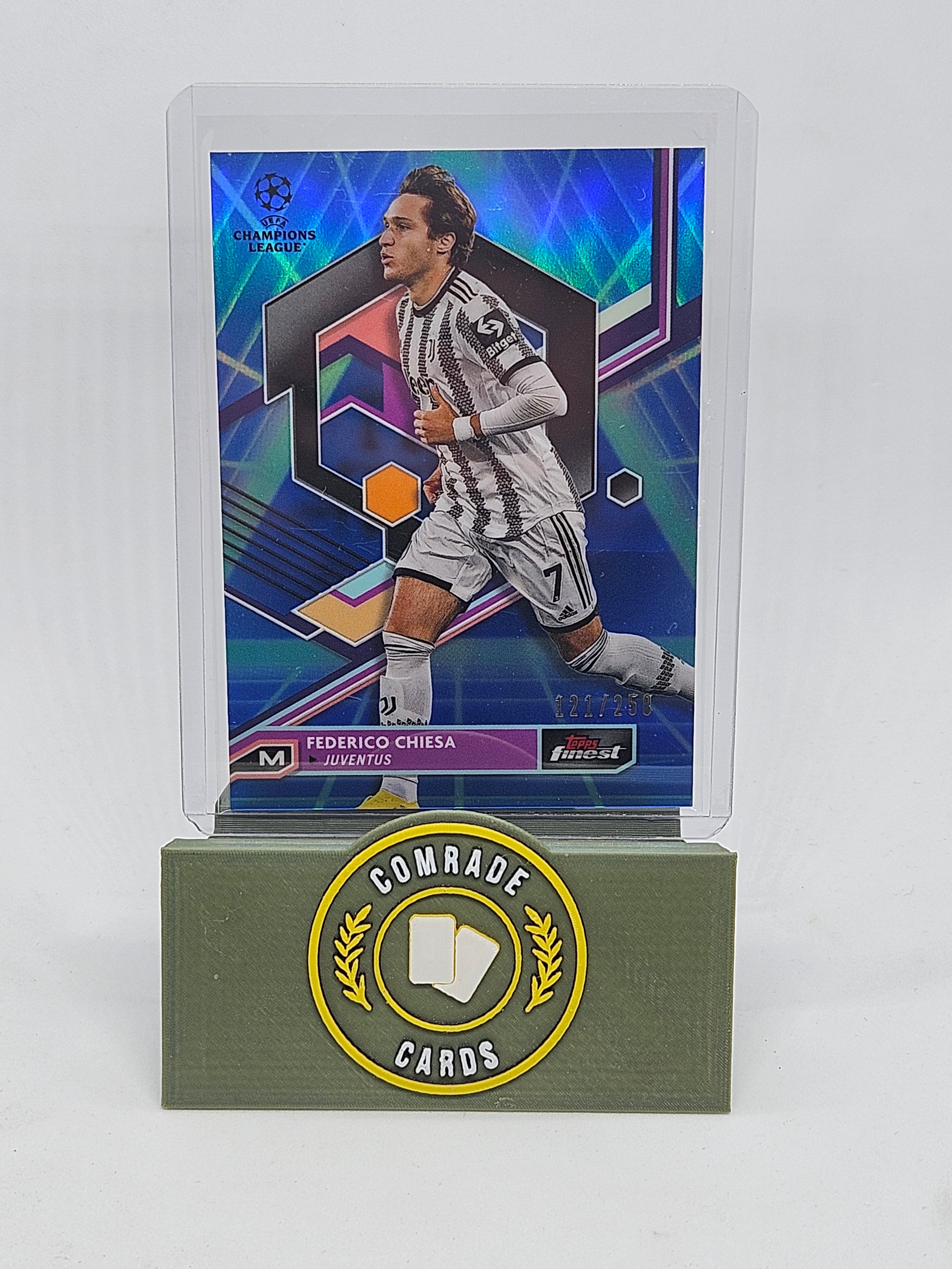 Federico Chiesa (Juventus) 121/250 Topps Finest 2022-2023