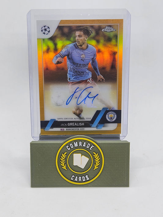 Jack Grealish (Man City) 36/50 Autographed Card