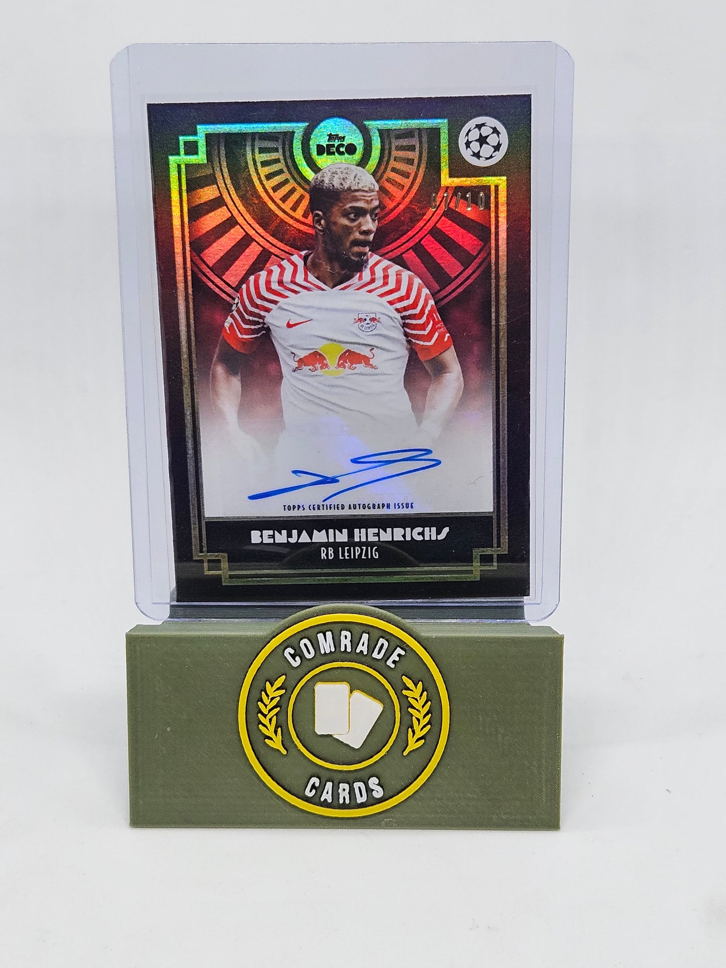 Benjamin Henrichs (Leipzig) 07/10 Autographed Card