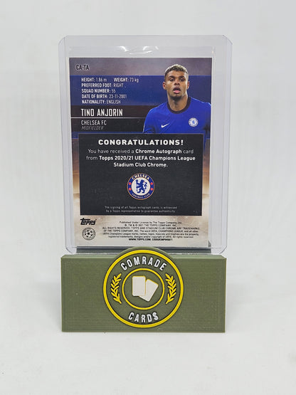 Tino Anjorin (Chelsea) Autographed Card