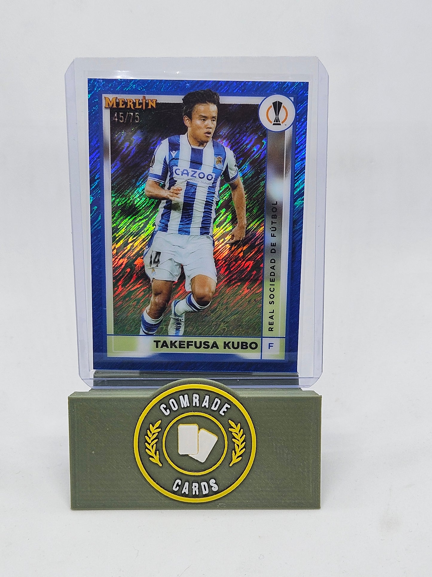 Takefusa Kubo (Real Sociedad) 45/75 Topps Merlin Chrome 22/23