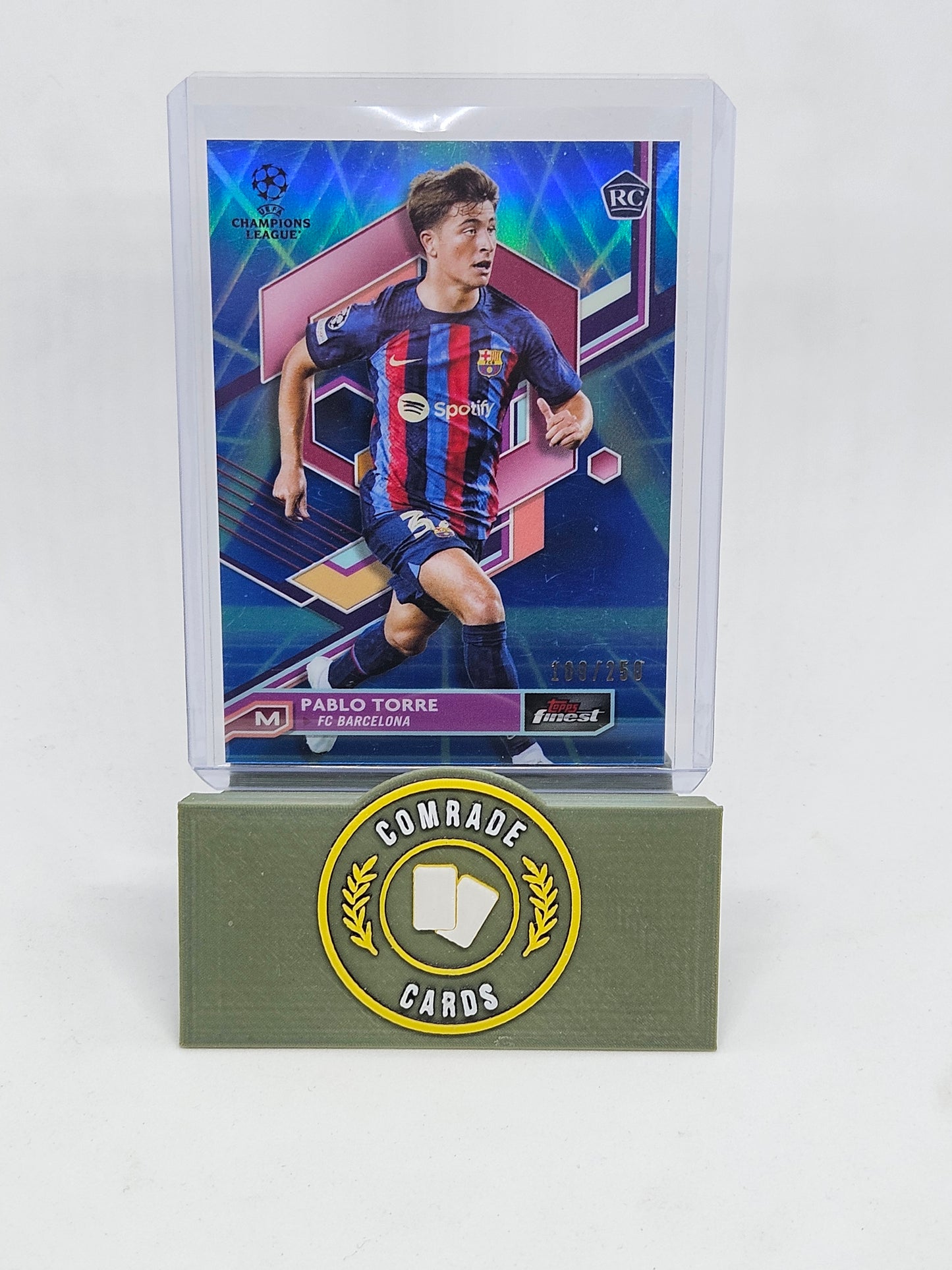 Pablo Torre (Barcelona) 109/250 Topps Finest 22/23