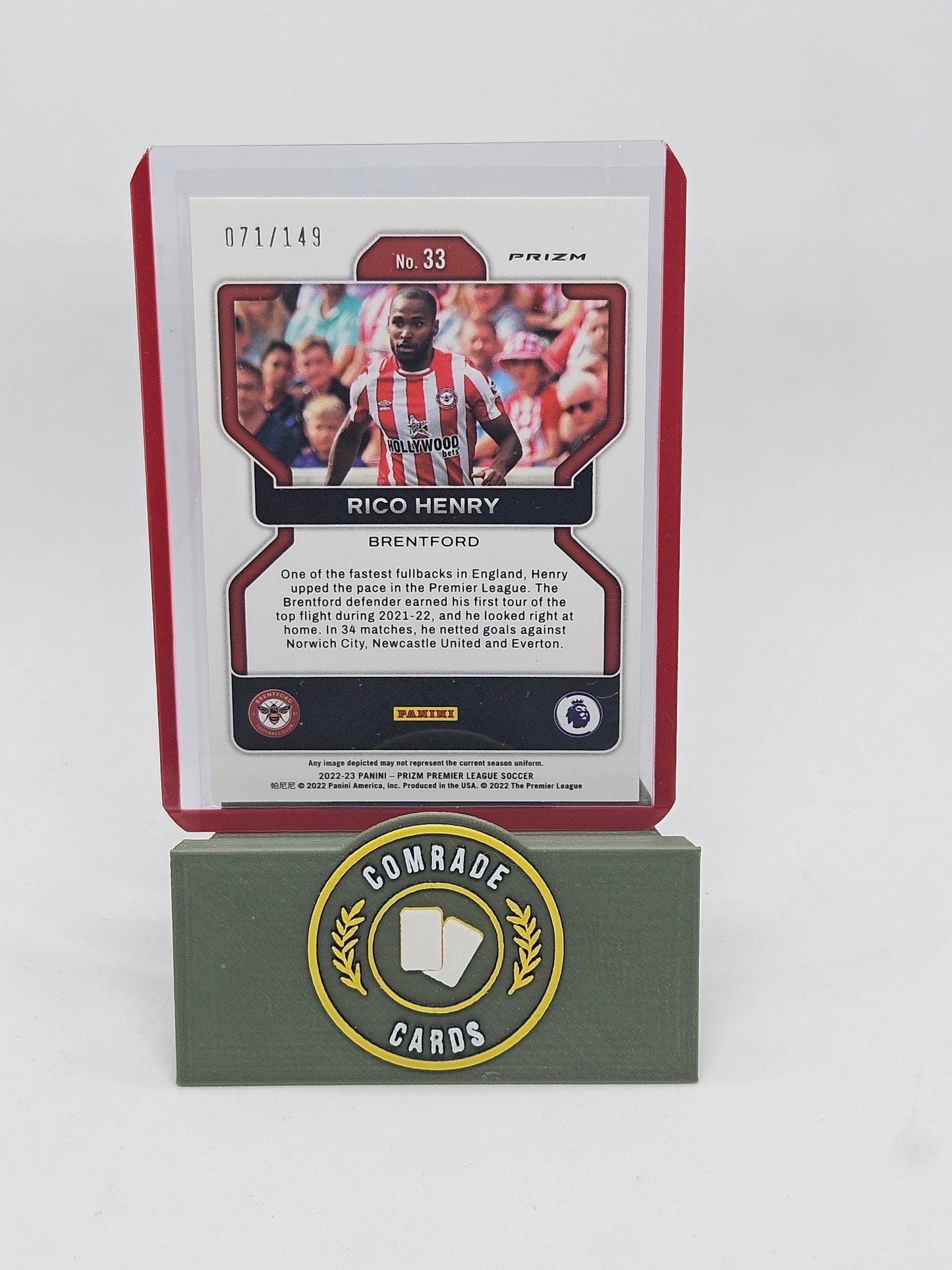 Rico Henry (Brentford) 071/149 Prizm 22/23