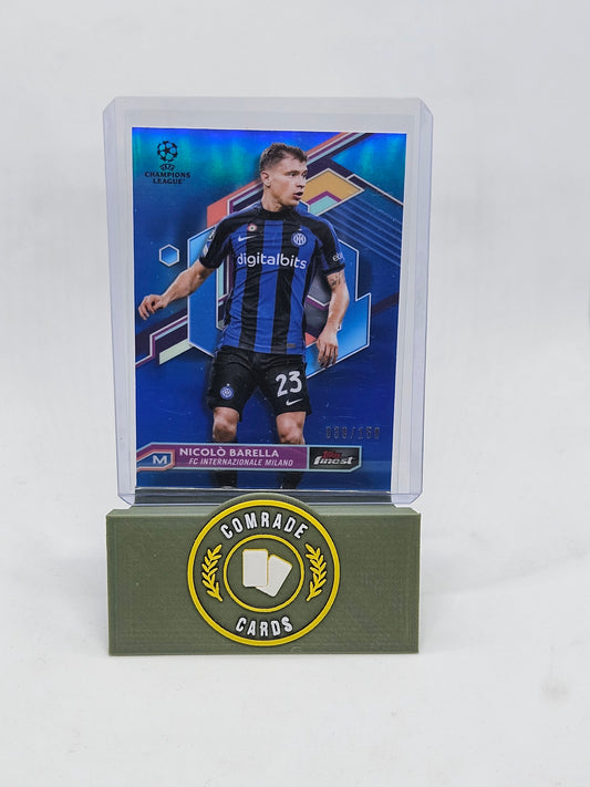 Nicolo Barella (Inter Milan) 039/150 Topps Finest 22/23