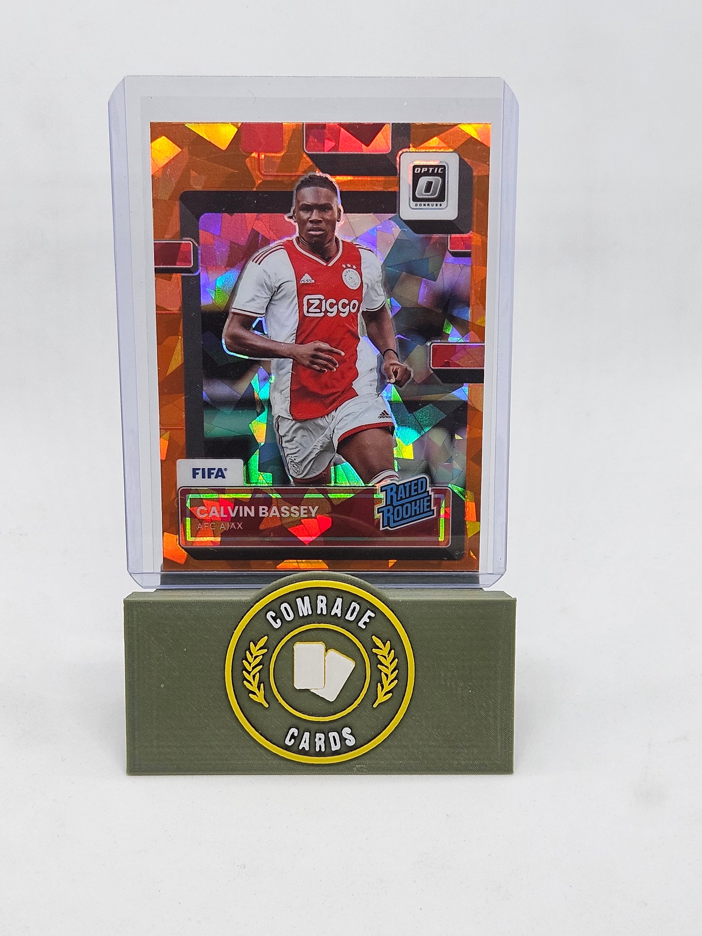 Calvin Bassey (Ajax) Orange Cracked Ice Parallel