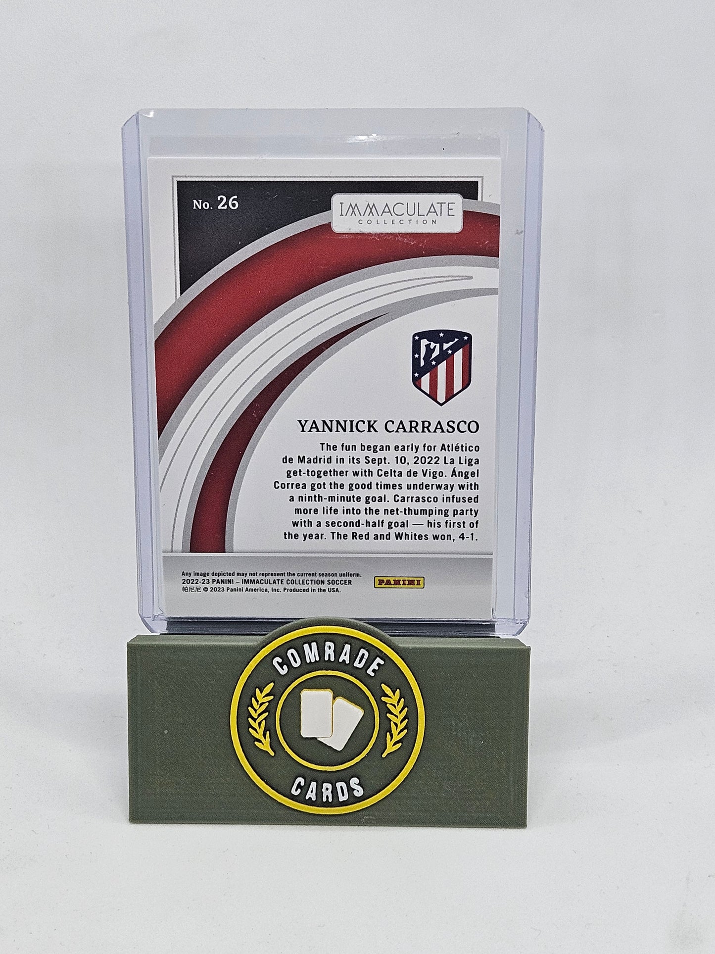 Cannock Carrasco (Athletico Madrid) 13/25 Immaculate 2022-2023