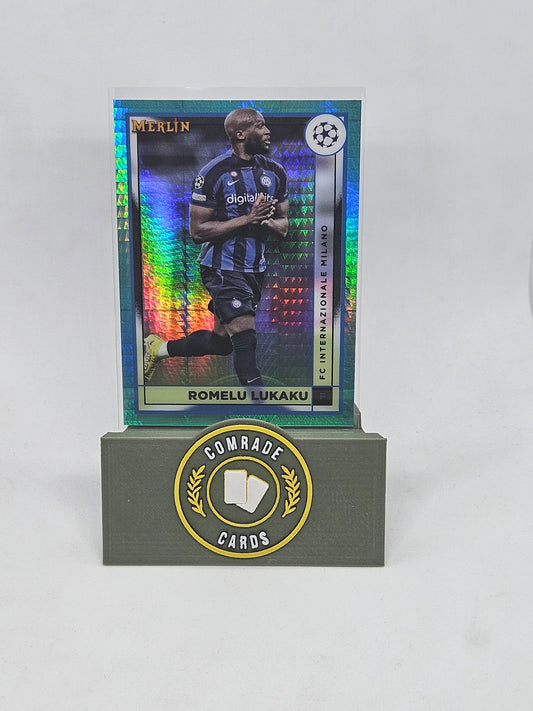 Romelu Lukaku (Inter Milan) Aqua Parallel Merlin Chrome 21/22