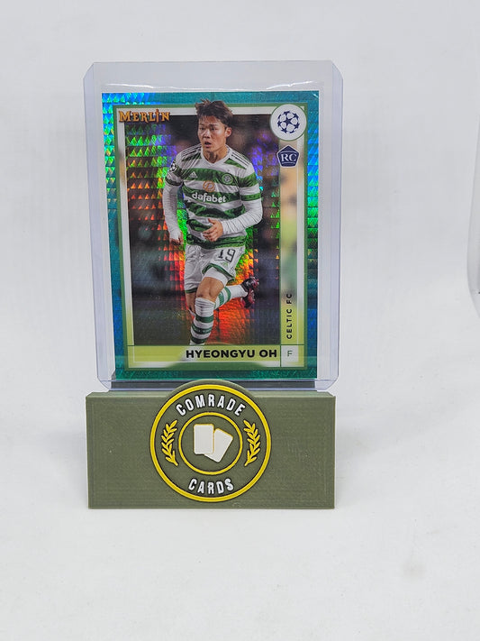 Hyeongyu Oh (Celtic) Aqua Parallel Merlin Chrome 22/23