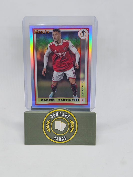 Gabriel Martinelli (Arsenal) Refractor Parallel Merlin Chrome 22/23