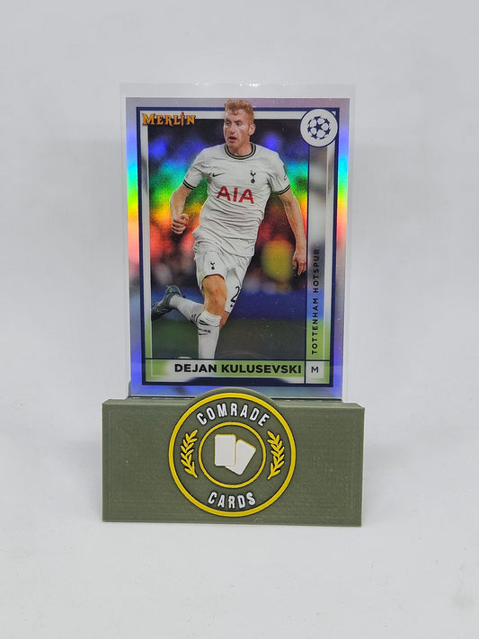 Dejan Kulusevski (Tottenham) Refractor Parallel Merlin Chrome 22/23