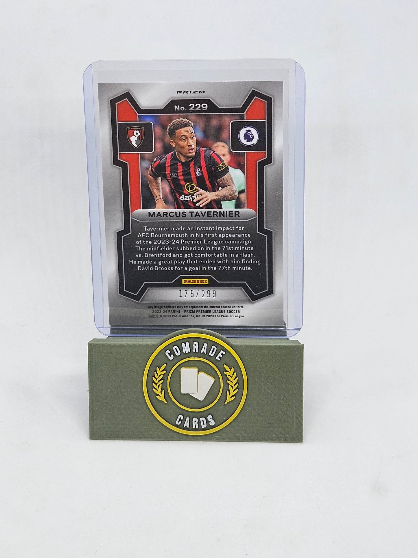 Marcus Tavernier (Bournemouth) 175/299 Prizm 22/23