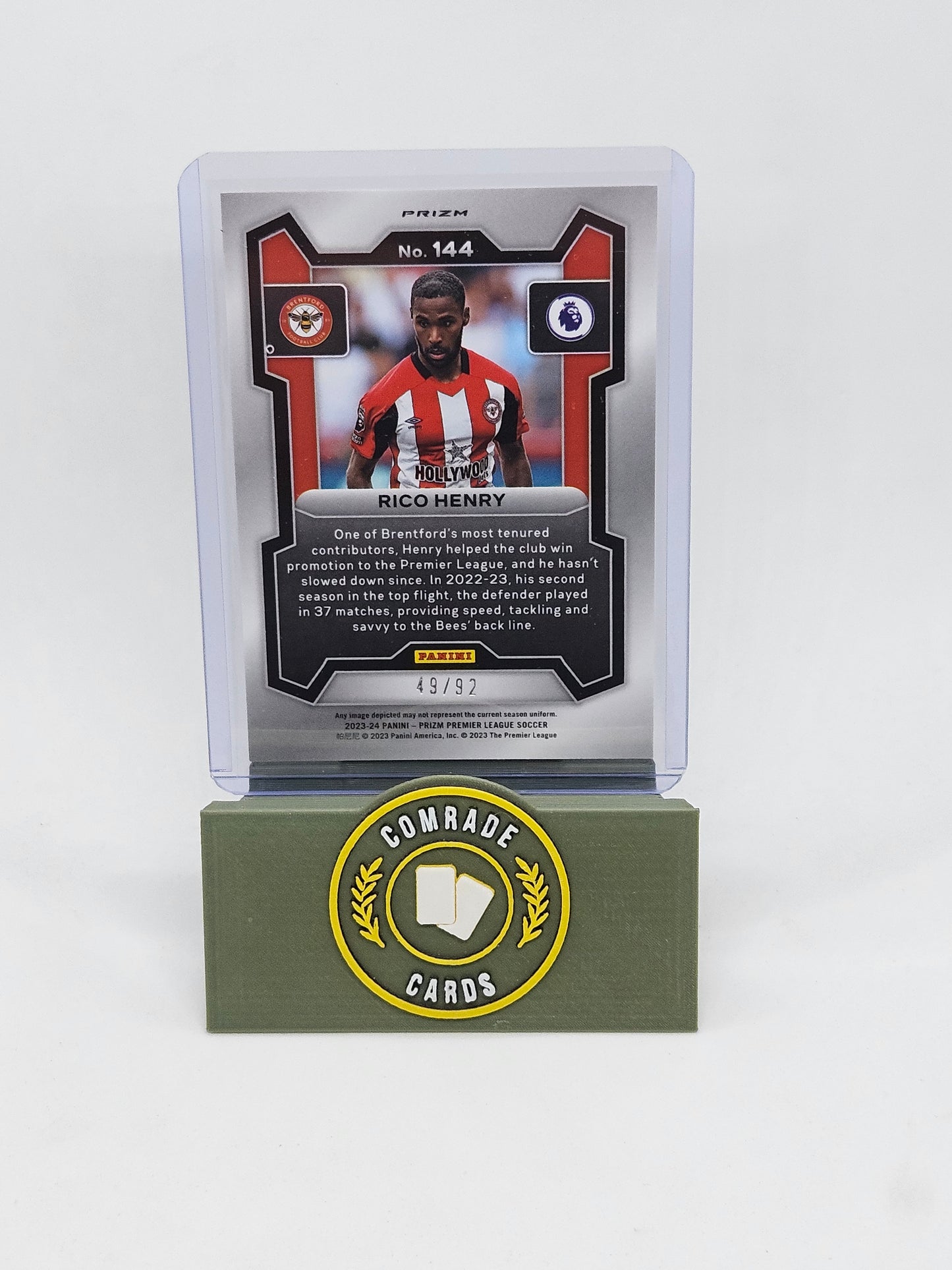 Rico Henry (Brentford) 49/92 Prizm 2023-2024