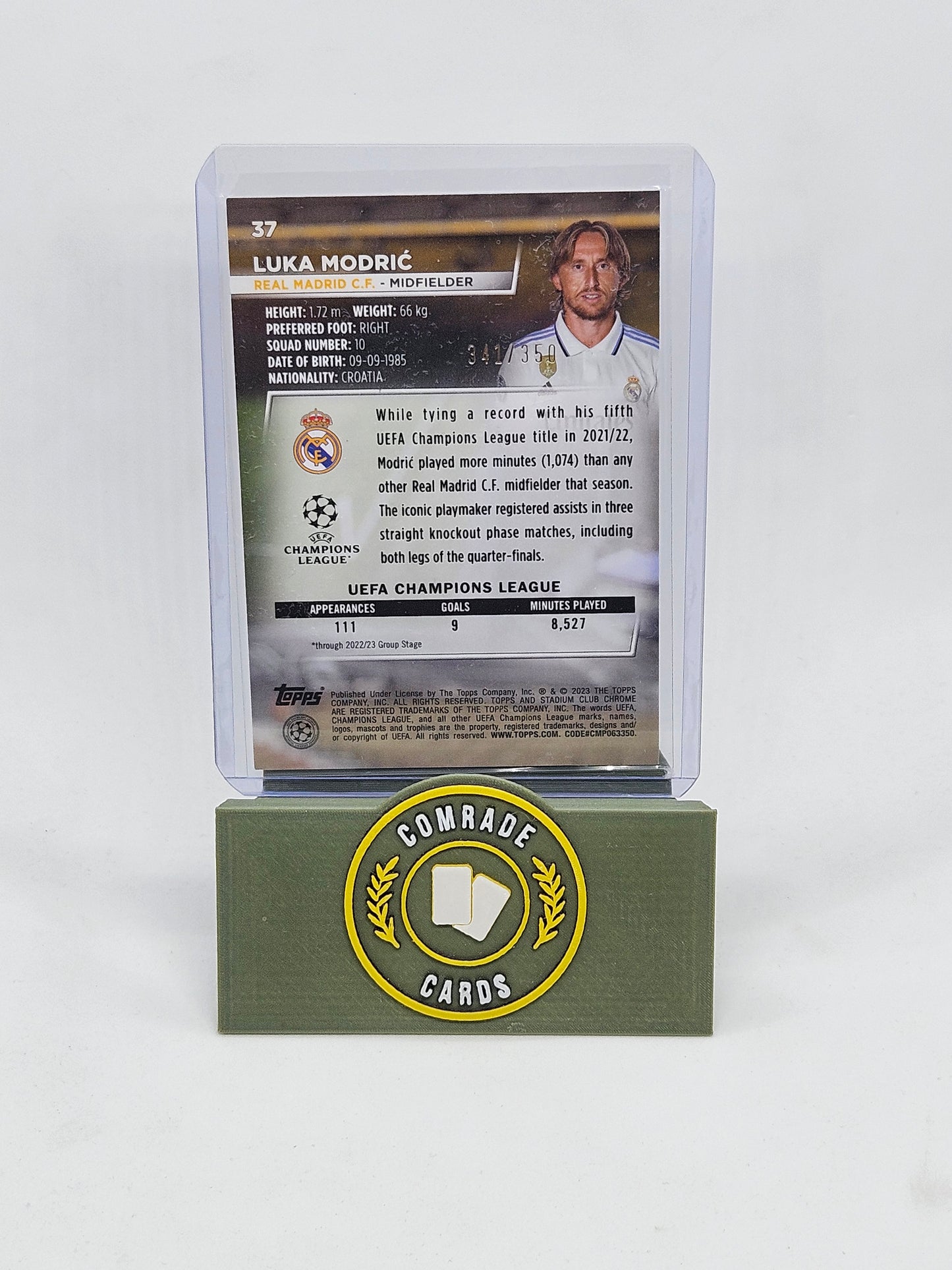 Luka Modric (Real Madrid) 341/350 Stadium Chrome 22-23