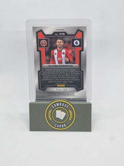 Oliver Norwood (Sheffield United) 208/299 Prizm 2023-2024