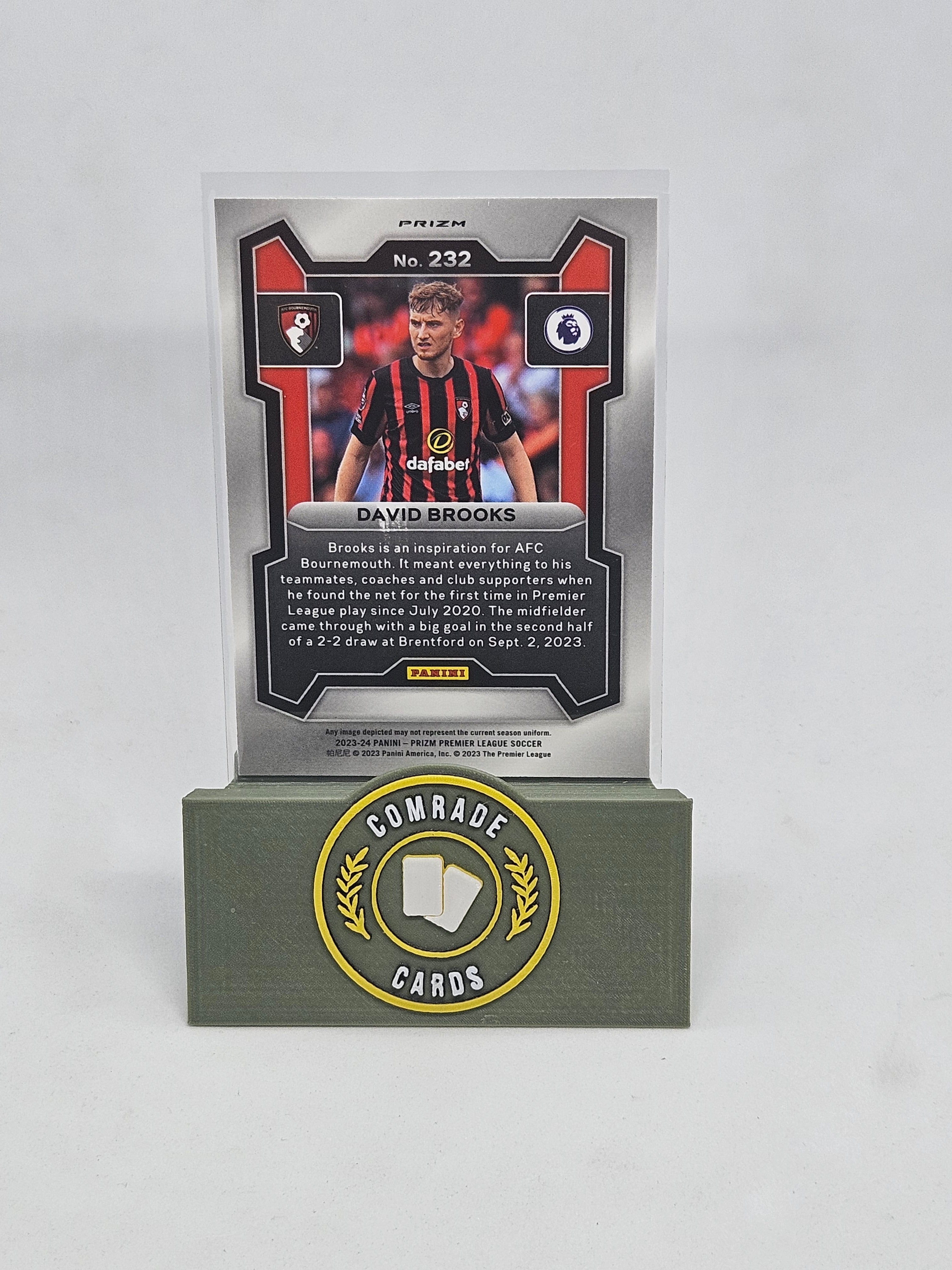 David Brooks (Bournemouth) Silver Parallel Prizm 2023-2024