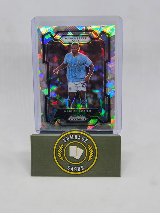 Manuel Akanji (Man City) Cracked Ice Parallel Prizm 2023-2024