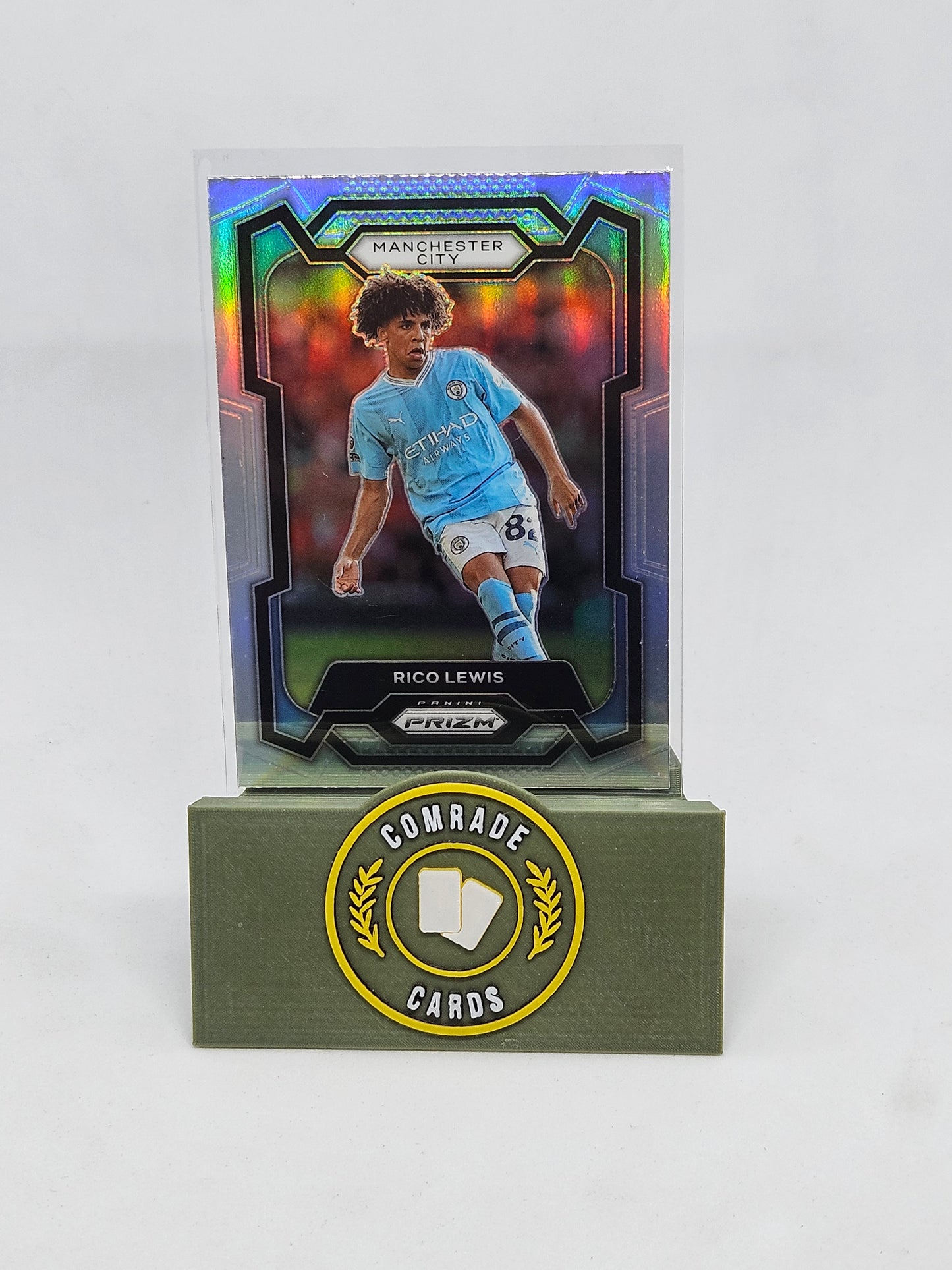 Rico Lewis (Man City) Silver Parallel Prizm 2023-2024