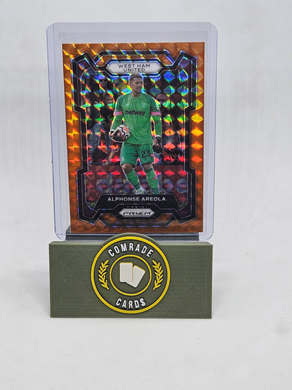 Alphonse Areola (West Ham) Orange Mosaic Prizm 2023-2024