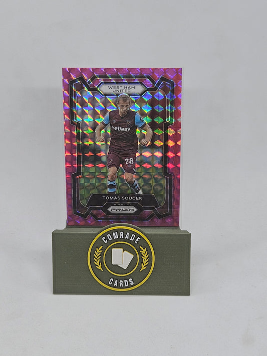 Tomas Soucek (West Ham) Blaster Base Parallel Prizm 2023-2024.