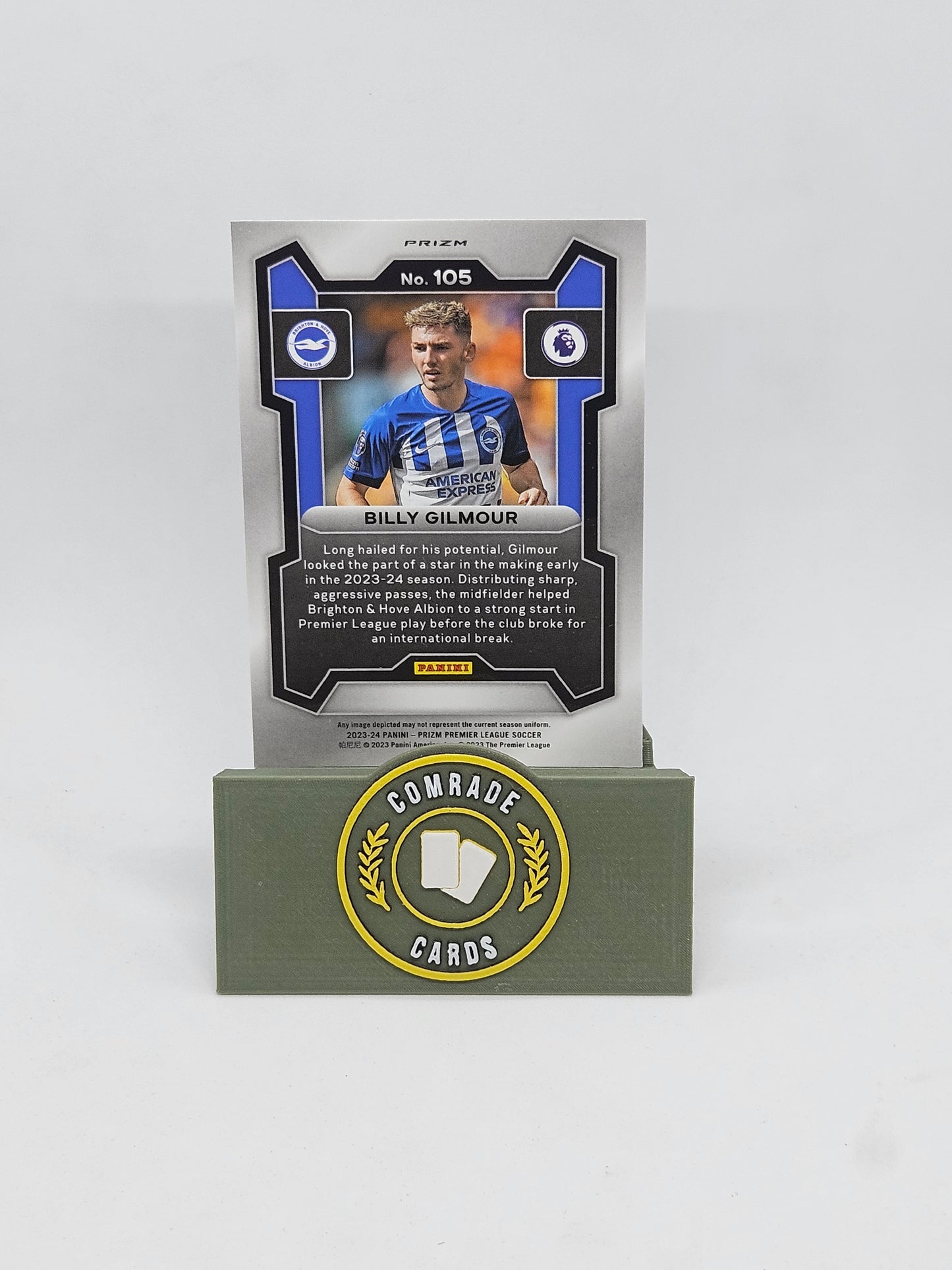 Billy Gilmour (Brighton) Breakaway Base Parallel Prizm 2023-2024