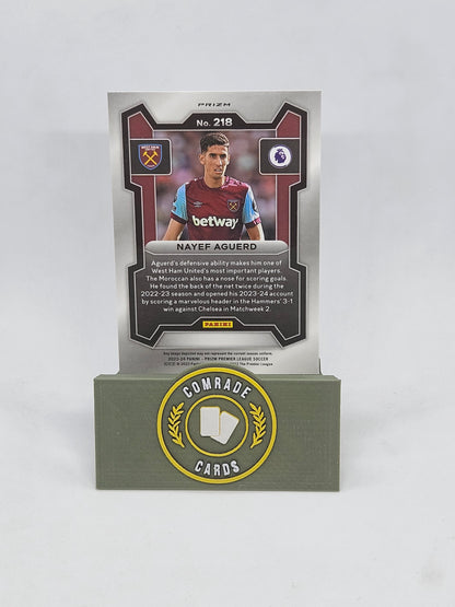 Nayef Aguerd (West Ham) Breakaway Base Parallel Prizm 2023-2024