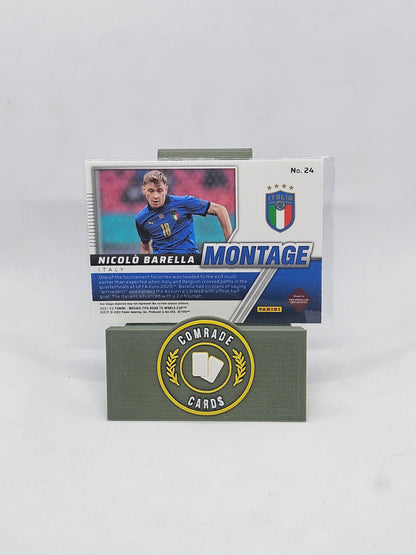 Nicolo Barella (Italy) Montage Insert Mosaic Road To World Cup 21/22