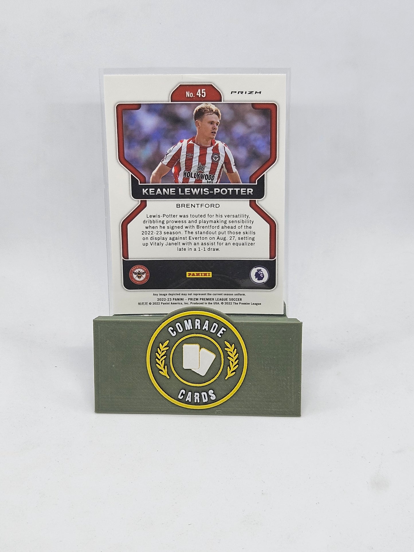 Keane Lewis-Potter (Brentford) Silver Parallel Prizm 2022-2023