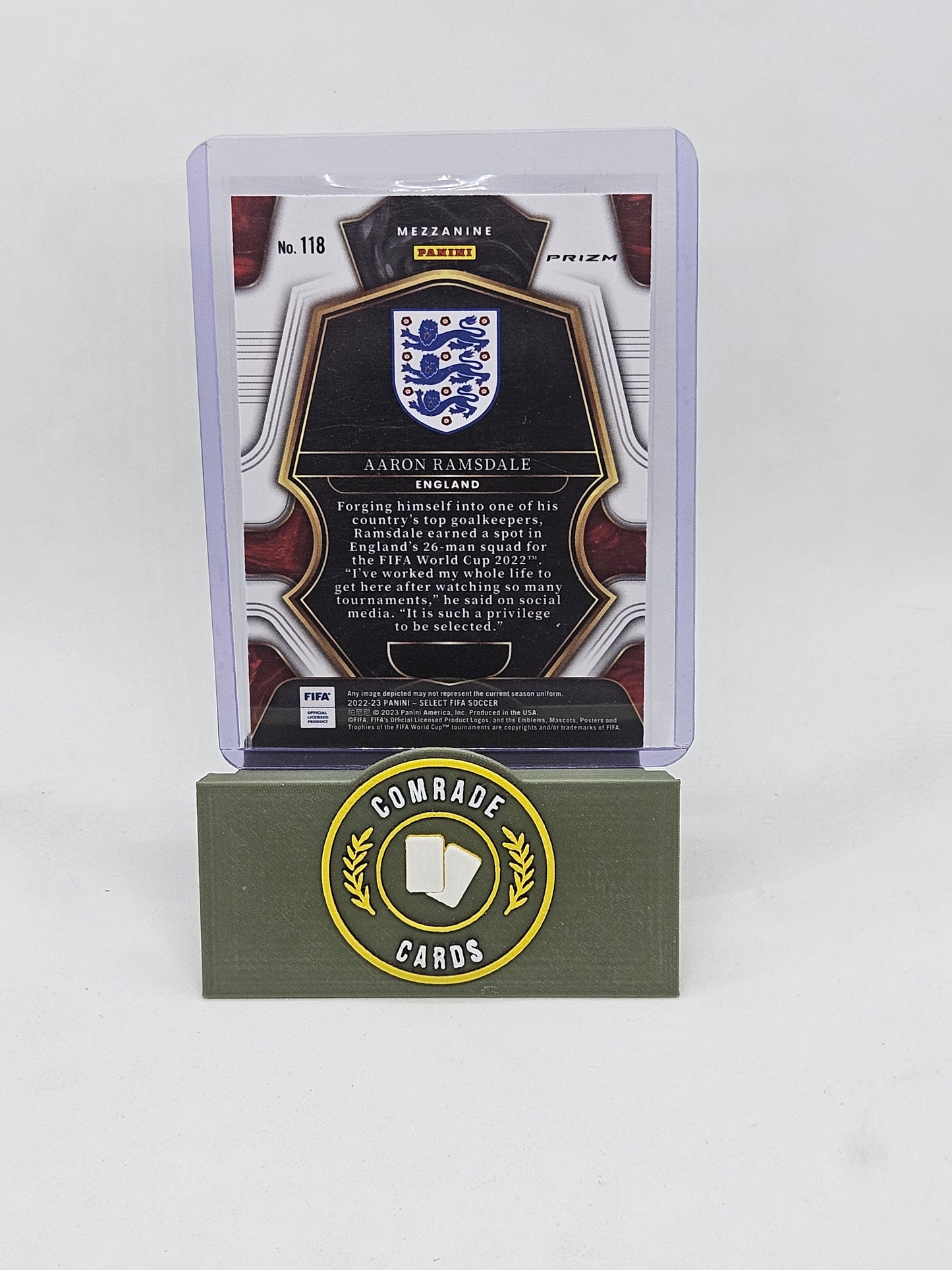 Aaron Ramsdale (England) Purple Mojo Parallel Select Fifa 2022-2023