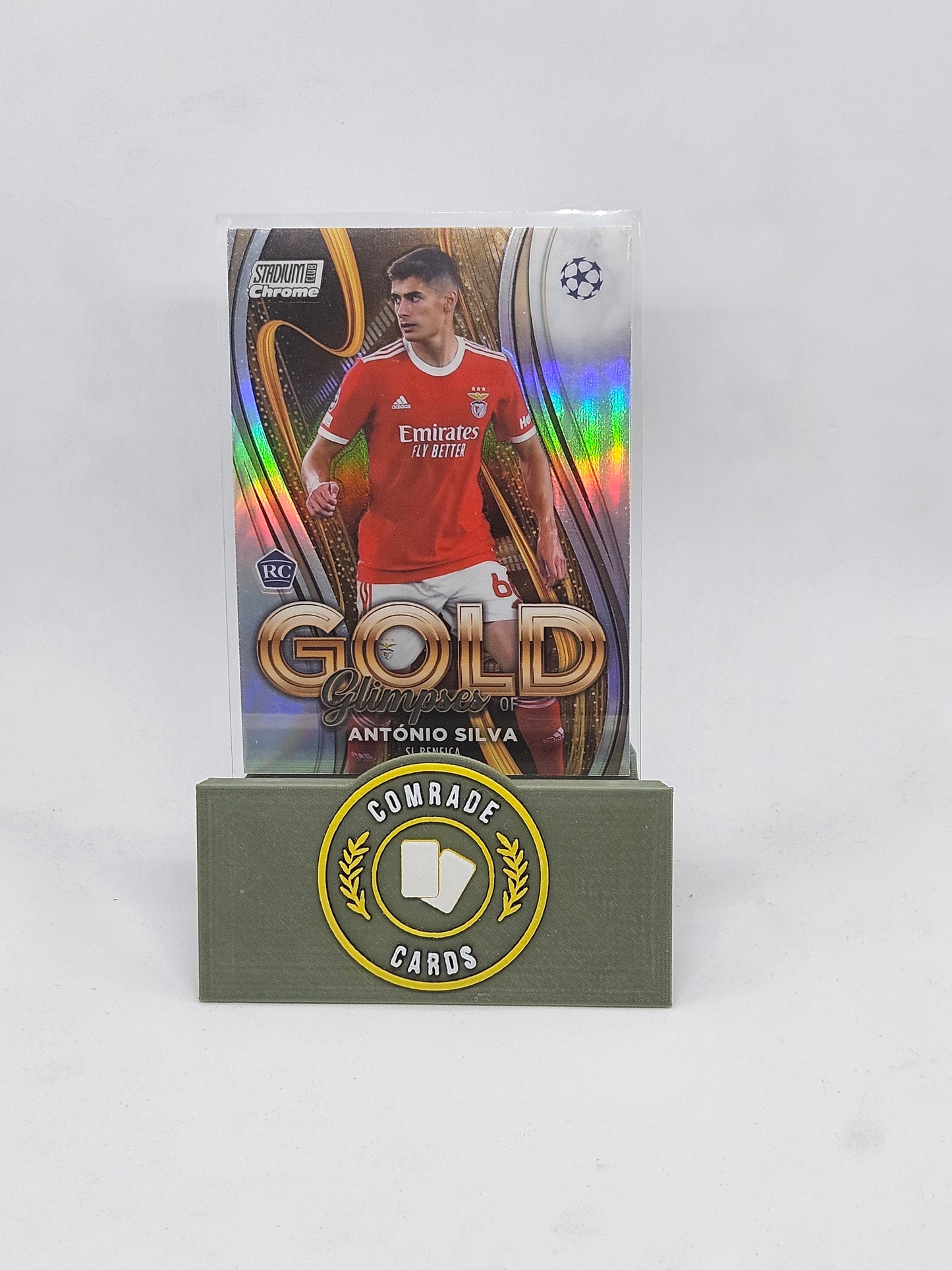 Antonio Silva (Benfica) Glimpses Of Gold Insert Stadium Chrome 22/23
