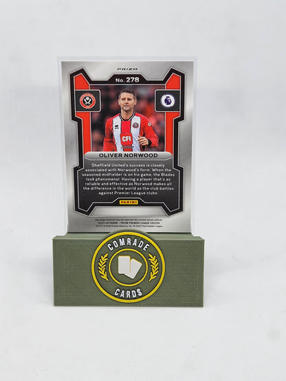 Oliver Norwood (Sheffield United) Breakaway Base Parallel Prizm 23/24