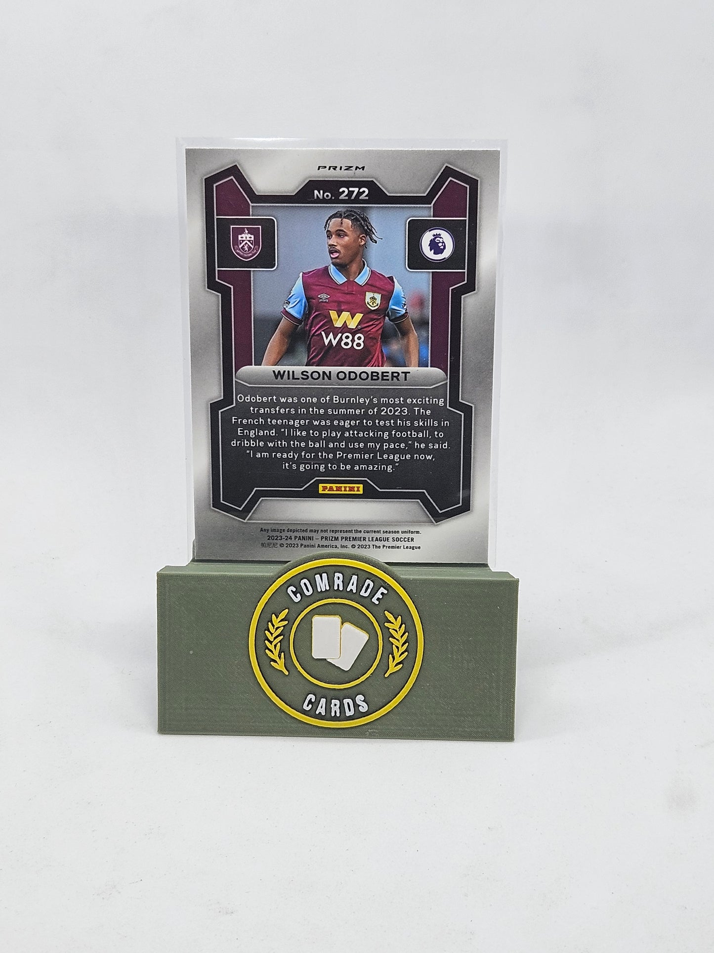 Wilson Odobert (Burnley) Blaster Base Parallel Prizm 2023-2024