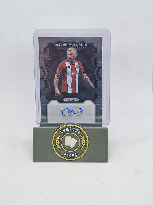 Oliver Mcburnie (Sheffield United) Autographed Card Prizm 2023-2024