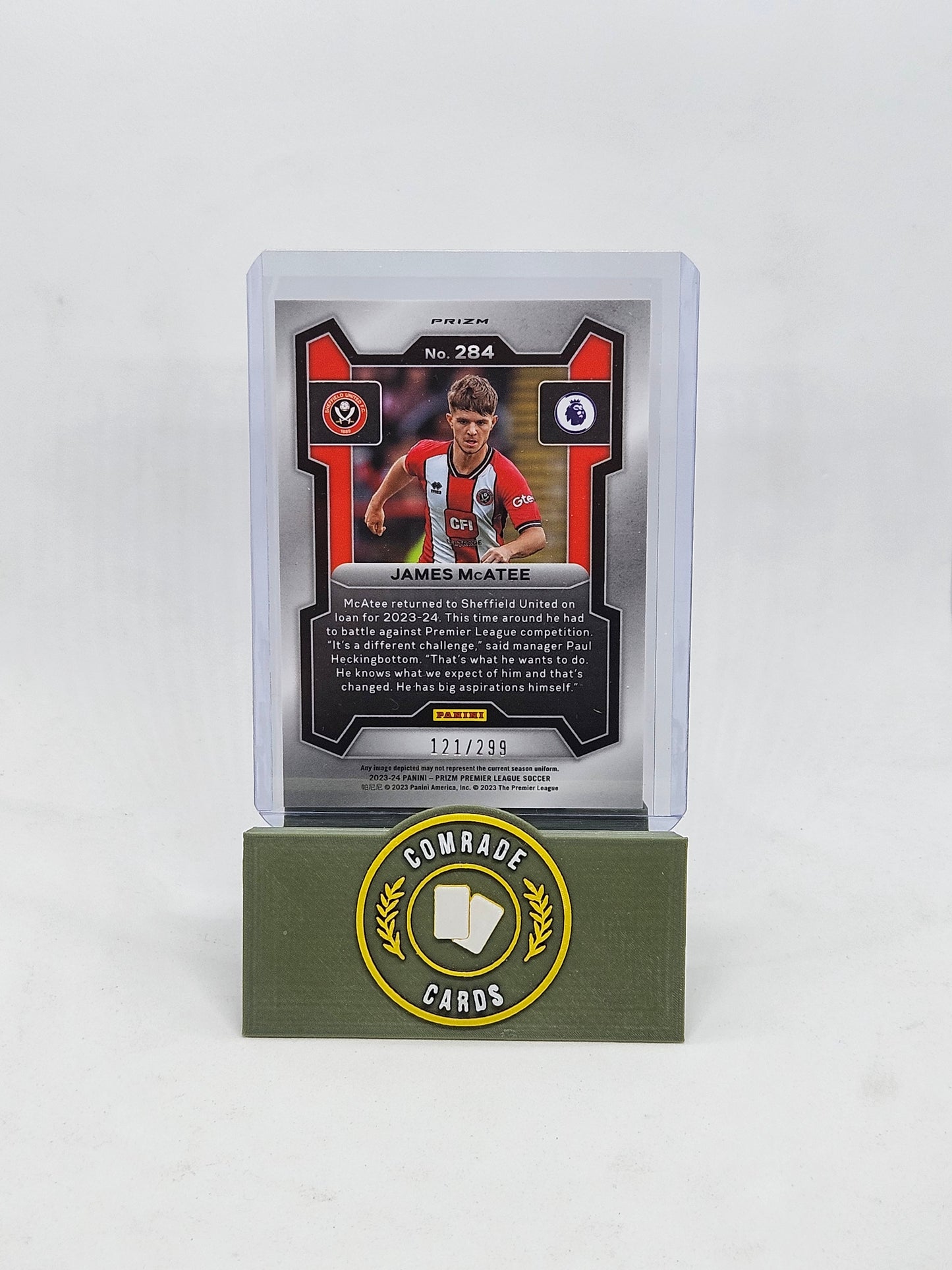 James Mcatee (Sheffield United) 121/299 Prizm 2023-2024