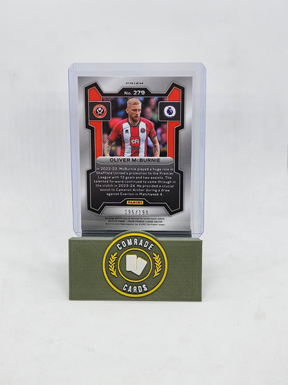 Oliver Mcburnie (Sheffield United) 195/199 Prizm 2023-2024