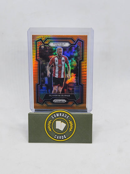 Oliver Mcburnie (Sheffield United) Orange Mosaic Parallel Prizm 2023-2024