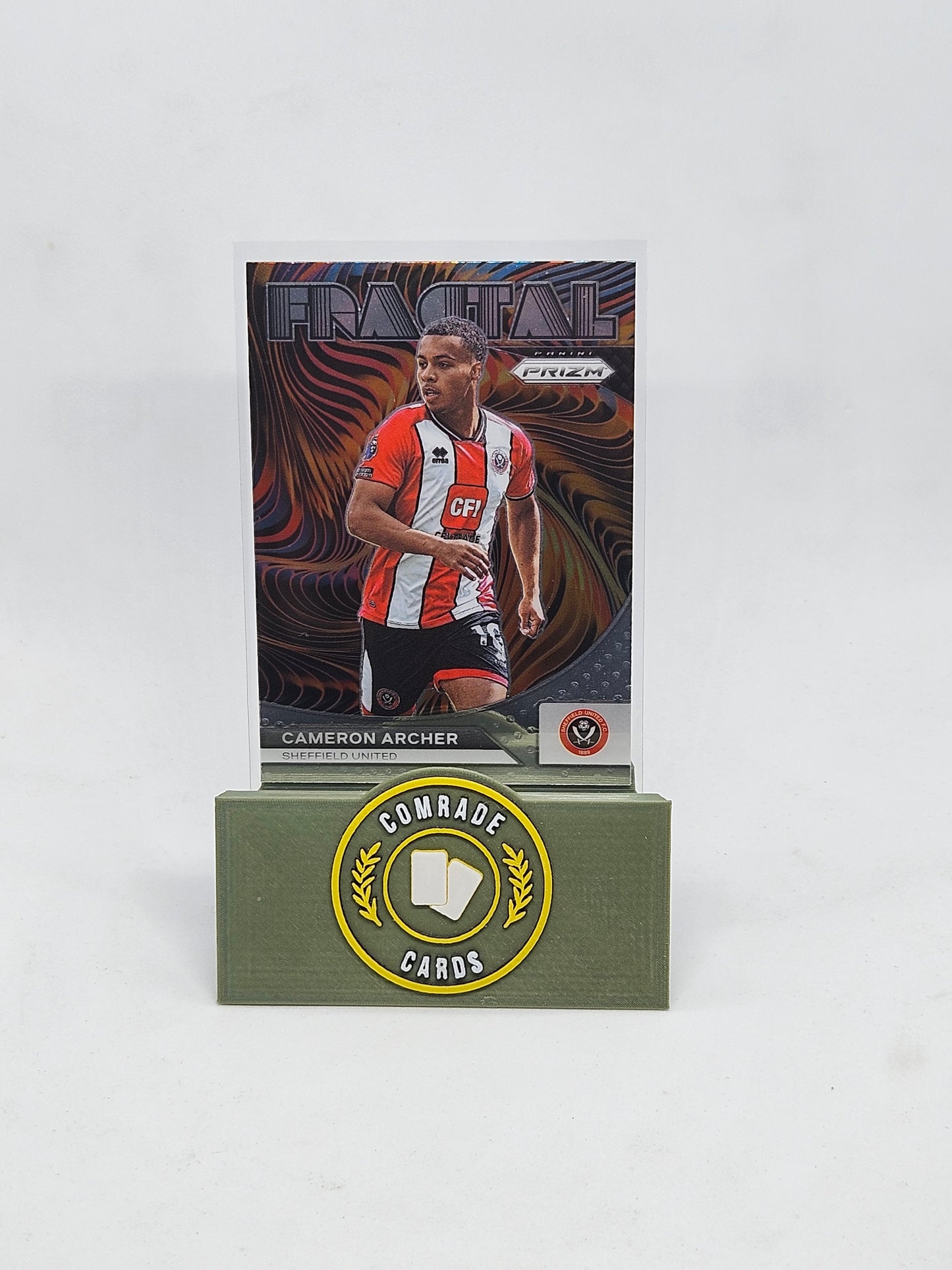 Cameron Archer (Sheffield United) Fractal Insert Prizm 2023-2024