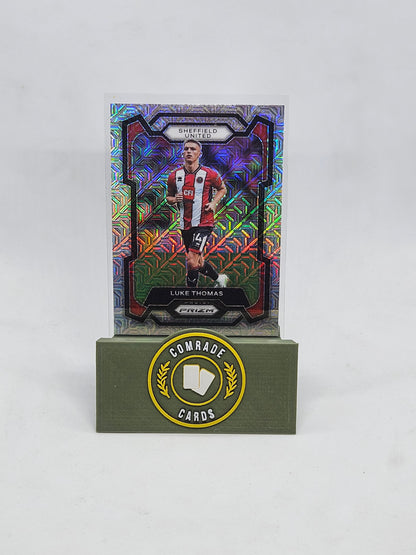 Luke Thomas (Sheffield United) Silver Mojo Parallel Prizm 2023-2024