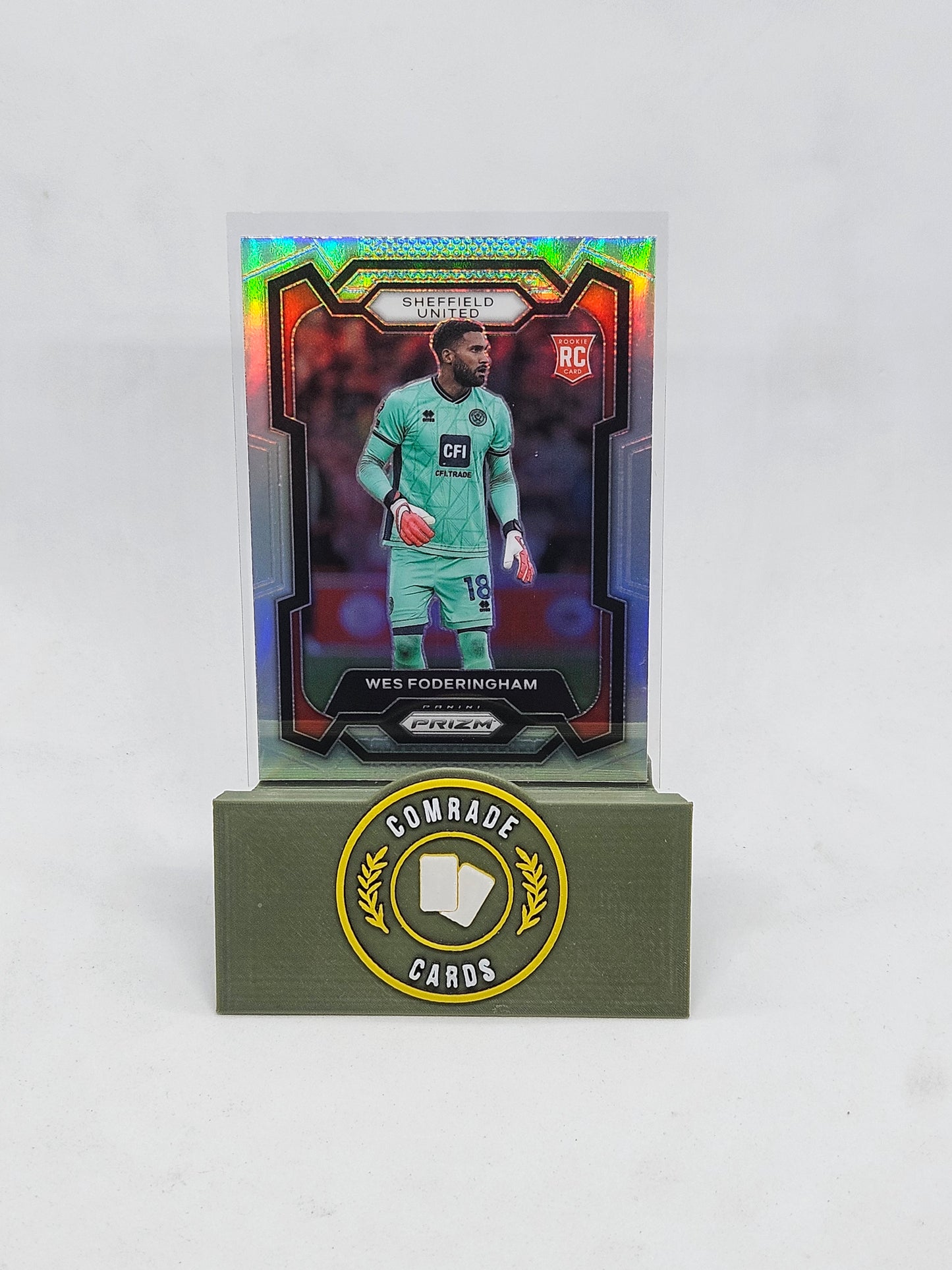 Wes Foderingham (Sheffield United) Silver Parallel Prizm 2023-2024