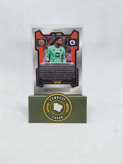 Wes Foderingham (Sheffield United) Silver Parallel Prizm 2023-2024