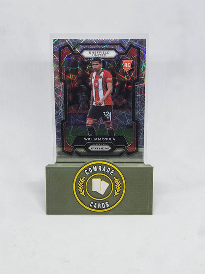 William Osula (Sheffield United)  Lazer Parallel Prizm 2023-2024