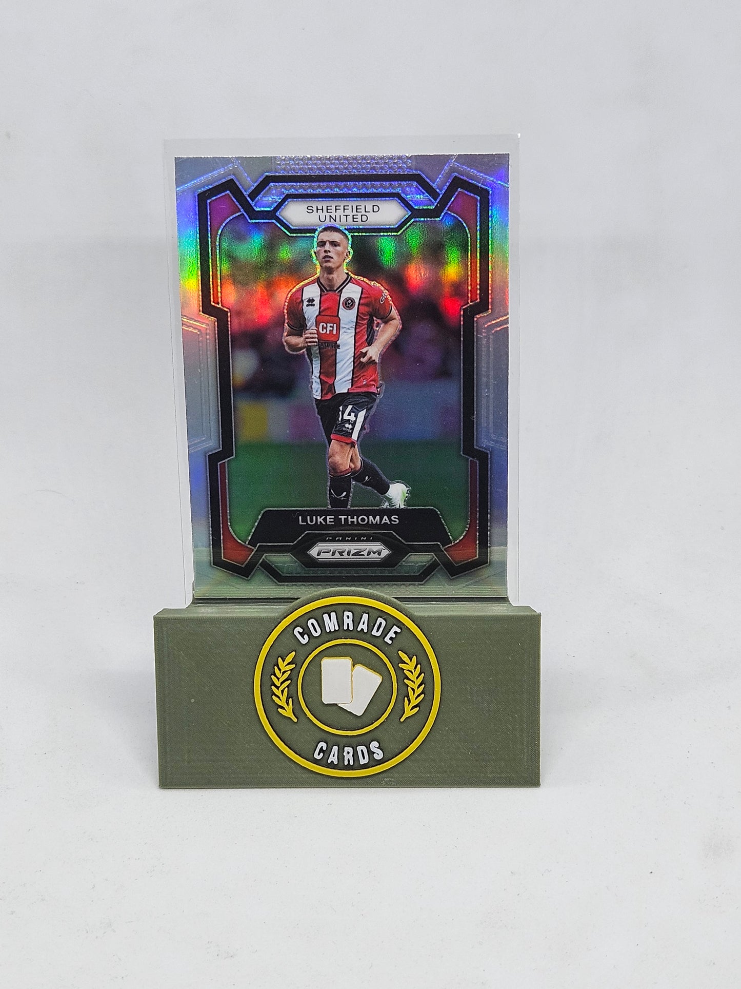 Luke Thomas (Sheffield United) Silver Parallel Prizm 2023-2024