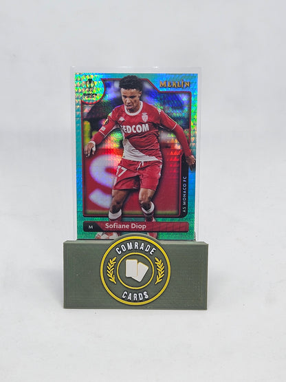 Sofiane Diop (Monaco) Aqua Parallel Merlin Chrome 2021-2022