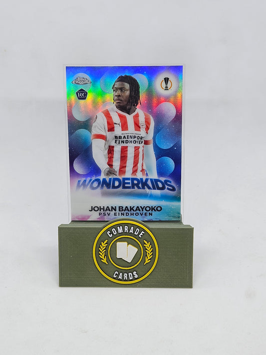 Johan Bakayoko (PSV) Wonderkids Insert Topps Chrome 2022-2023