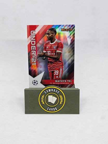 Mathys Tel (Bayern München) U21 Insert Merlin Chrome 2022-2023