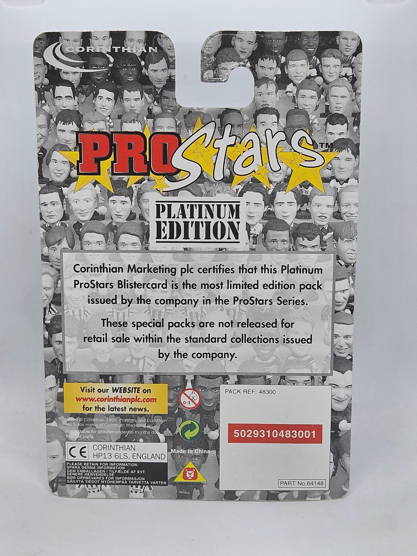George Weah (AC Milan) Pro Stars Blister Pack Series 2 Platinum PRO058