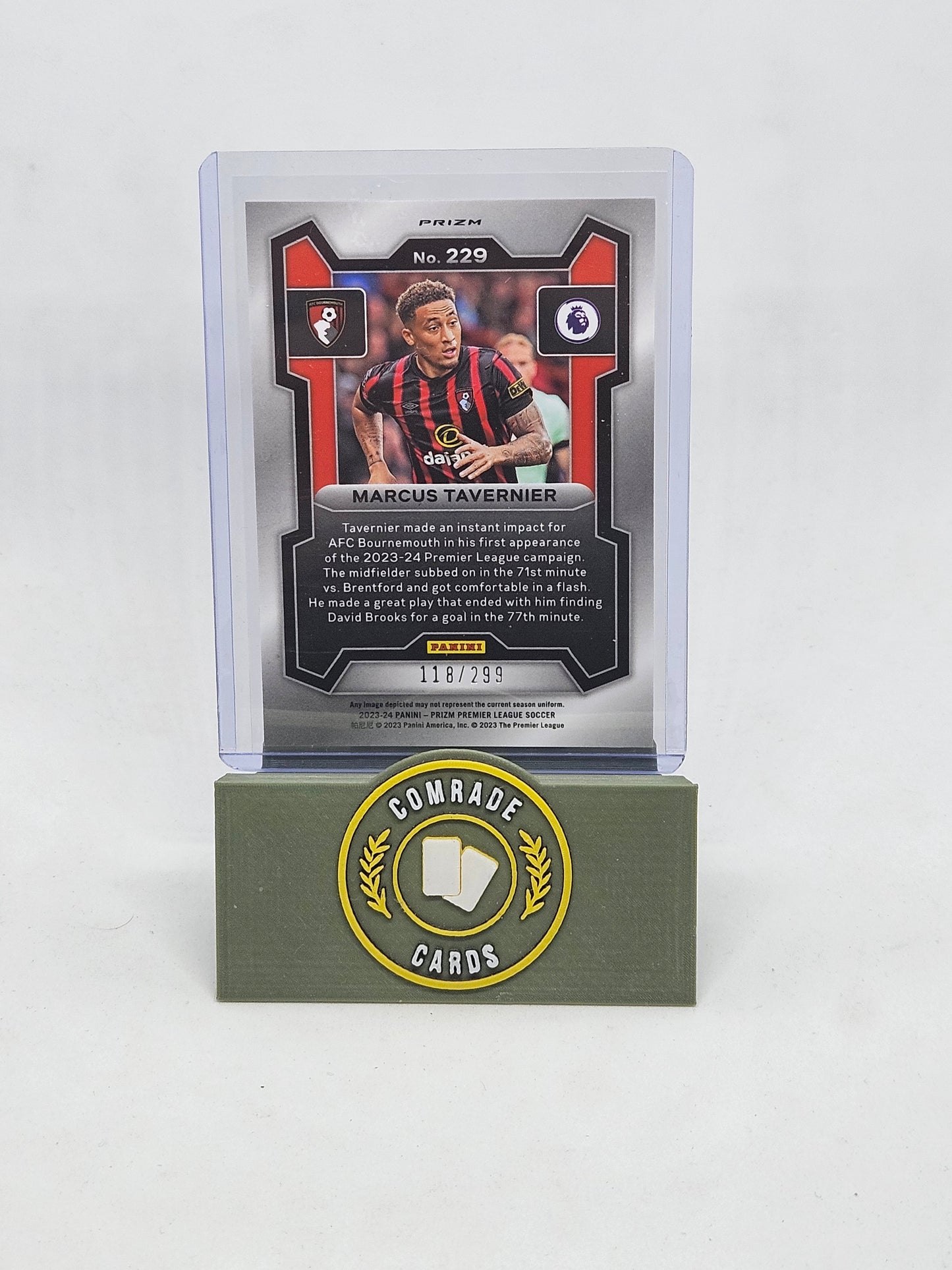 Marcus Tavernier (Bournemouth) 118/299 Prizm 2023-2024