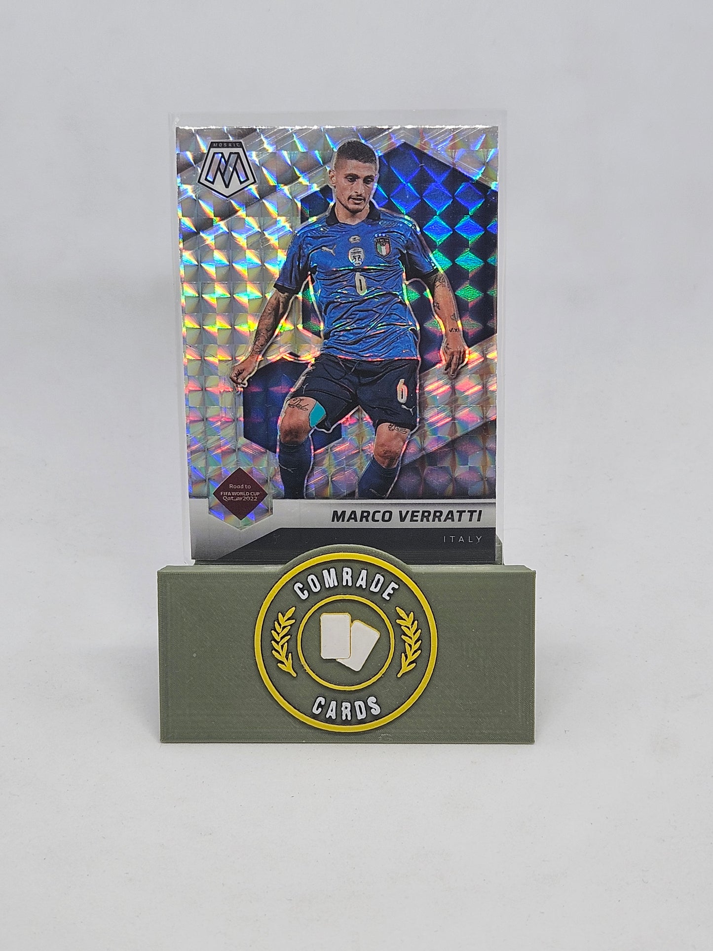 Marco Verratti (Italy) Silver Parallel Mosaic Road To World Cup Qatar