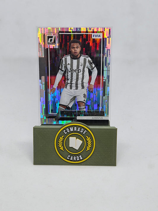 Weston Mckennie (Juventus) Silver Glitch Parallel Donruss Soccer 2022-2023