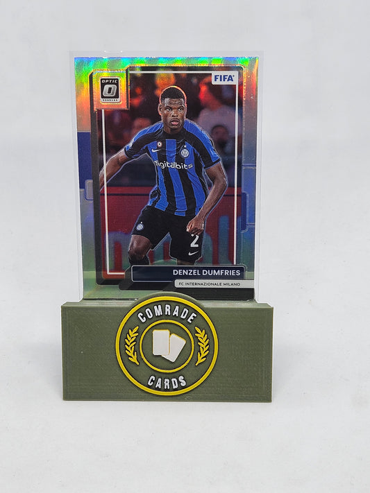 Denzel Dumfries (Inter Milan) Silver Optic Parallel Donruss Soccer 2022-2023