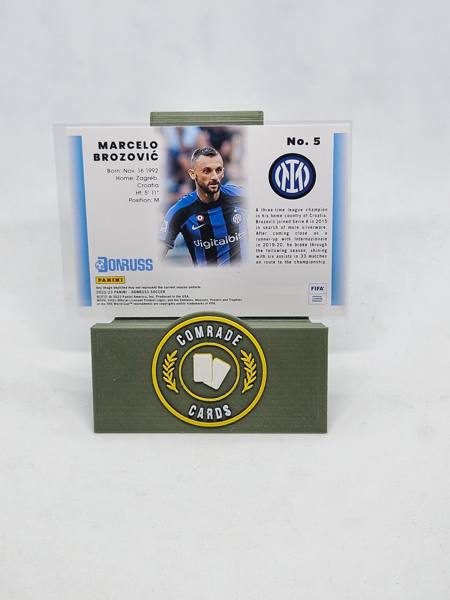 Marcelo Brozovic (Inter Milan) 1992 Insert Donruss Soccer 2022-2023